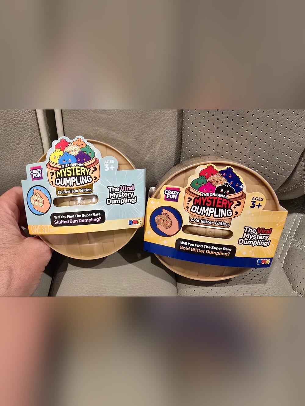 Bundle Of Gold Glitter And Stuffed Bun RMS Dumplings